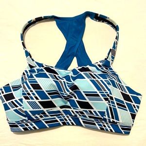 Brooks Moving Comfort 38D Sports Bra High Impact Racerback Run Juno